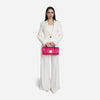 Evita - crossbody τσάντα σε φούξια χρώμα