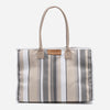Moana - τσάντα από ύφασμα με ριγέ μοτίβο σε μπεζ χρώμα